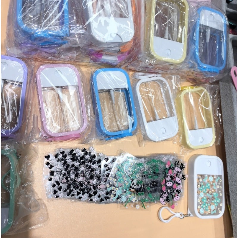 Wholesale Random 20pcs/40pcs 38ml Perfume Spray Bottle UV DTF Packaging Stickers For DIY